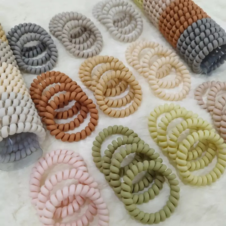 کش مو فنری ساده رنگی