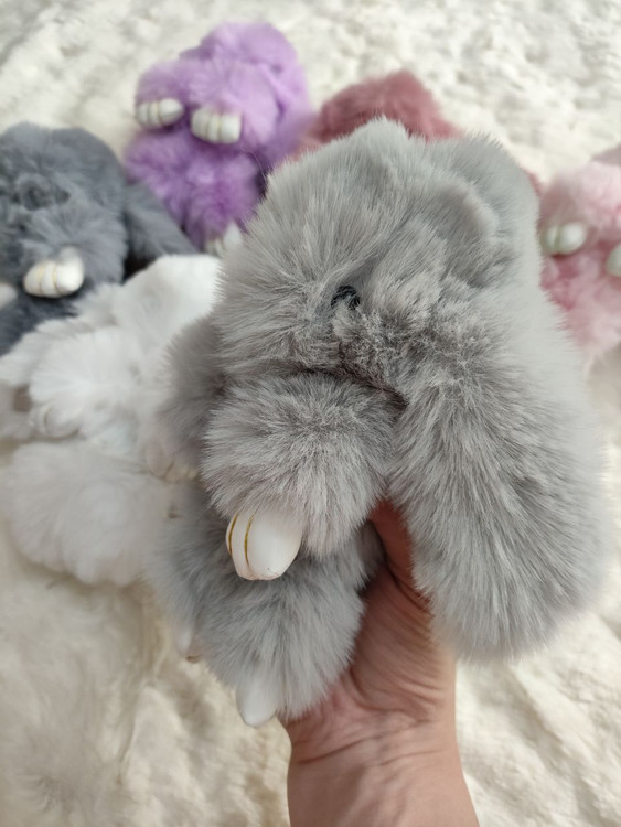 آویز و جاکلیدی مدل خرگوش پشمالو