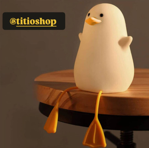 خرید چراغ خواب سیلیکونی مدل اردک نشسته