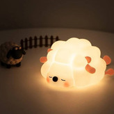 چراغ خواب سیلیکونی مدل گوسفند رنگ مشکی