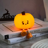 چراغ خواب سیلیکونی وارداتی مدل کدو حلوایی