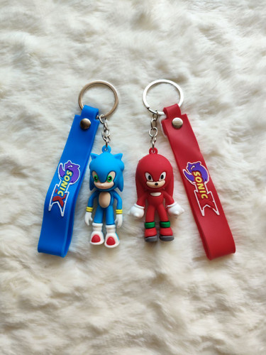 خرید جاکلیدی و آویز سیلیکونی مدل سونیک