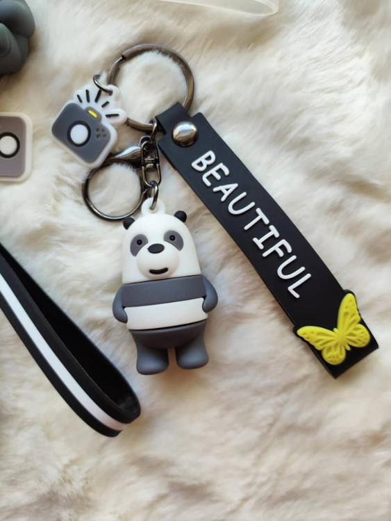 جاکلیدی و آویز سیلیکونی و اورجینال طرح سه کله پوک