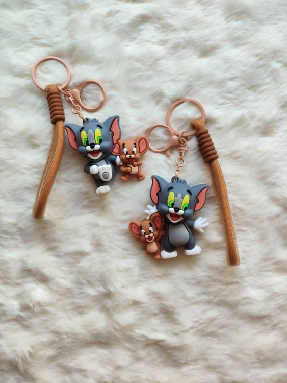 خرید جاکلیدی و آویز سیلیکونی وارداتی و اورجینال تام و جری