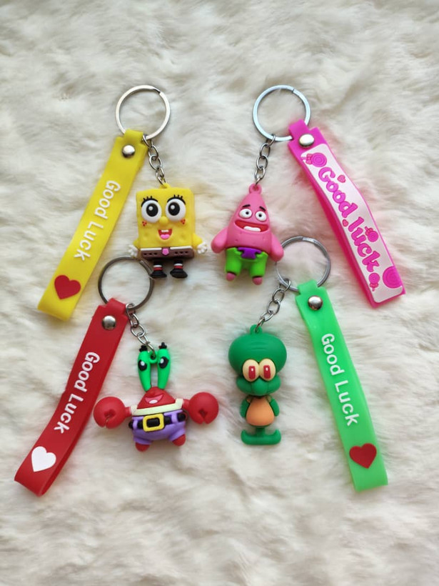 خرید جاکلیدی طرح پاتریک و باب اسفنجی