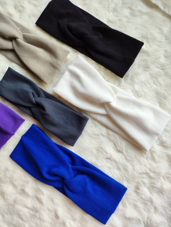 هدبند جنس کبریتی طرح گره ای