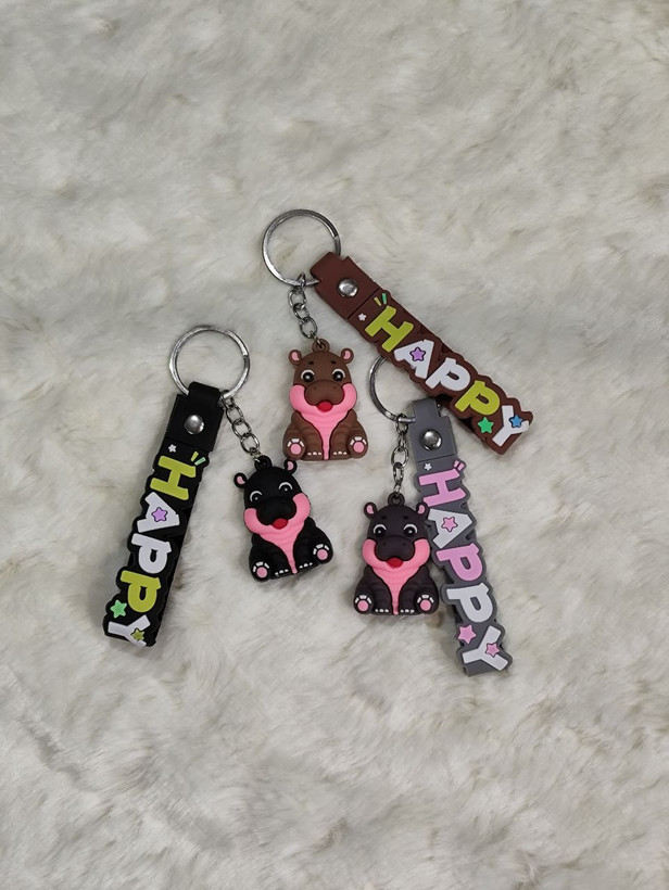 خرید جاکلیدی و آویز سیلیکونی دخترانه و پسرانه اسب آبی