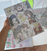 نقاشی الماسی دخترانه سایز ۳۰×۴۰ بومی بزرگ