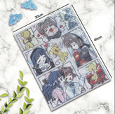 خرید نقاشی الماسی وارداتی فانتزی دخترانه برای هدیه تولد و..