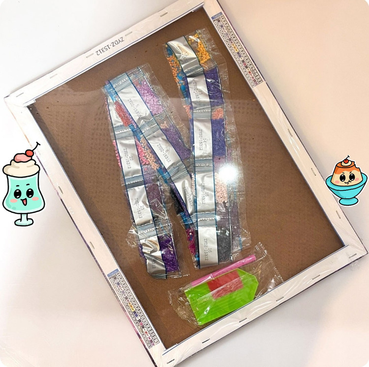 نقاشی الماسی سایز بزرگ ۴۰×۵۰ طرح انیمه