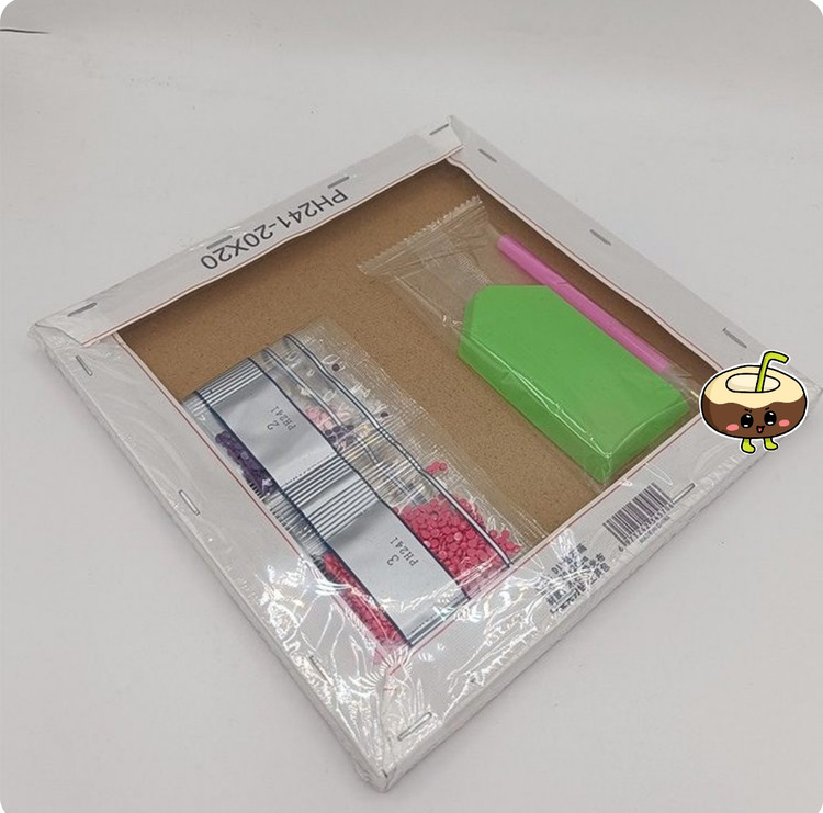 نقاشی الماسی فانتزی وارداتی بومی طرح (کرومی-ملودی-کیتی) سایز 20*20