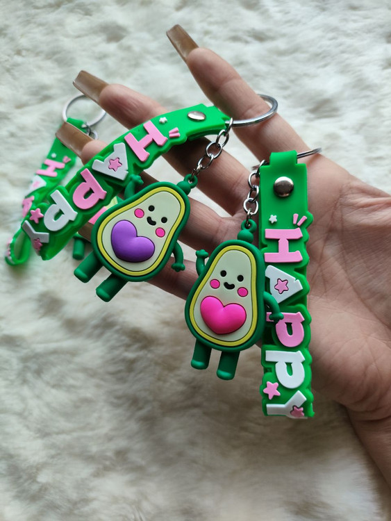 خرید جاکلیدی میوه ای / جاکلیدی و آویز سیلیکونی مدل آواکادو