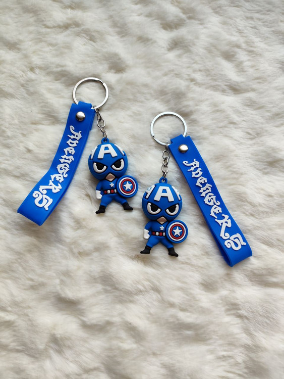 خرید جاکلیدی و آویز سیلیکونی مدل کاپیتان آمریکا