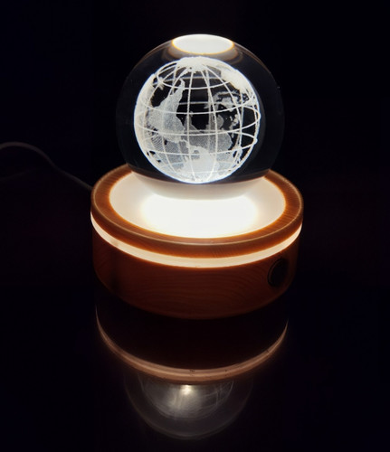 خرید گوی کریستال مدل کره زمین