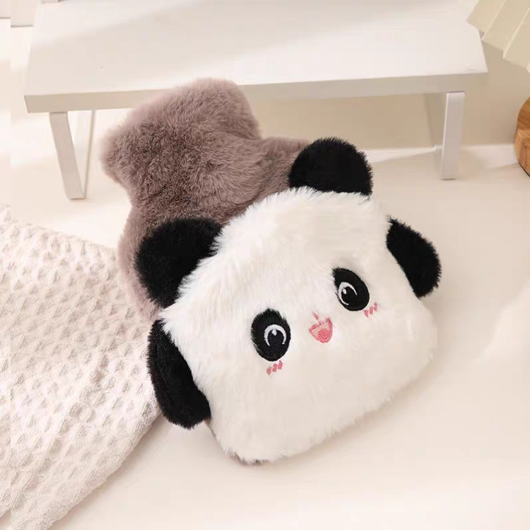 خرید کیسه آب گرم بزرگ پشمالو و نرم مدل پاندا