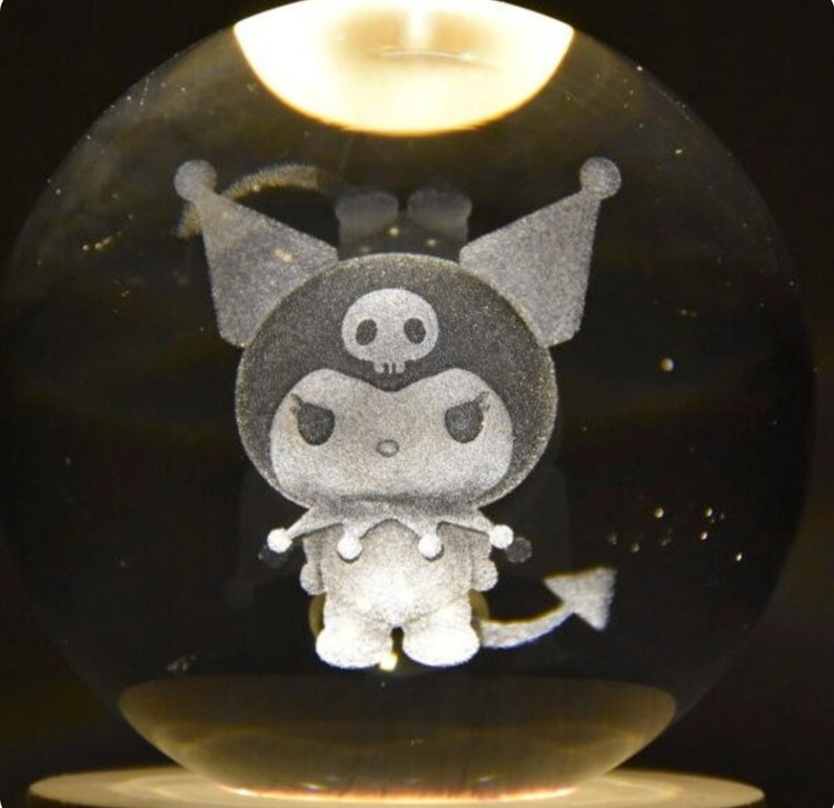 گوی کریستالی دخترانه مناسب هدیه تولد و ولنتاین و...