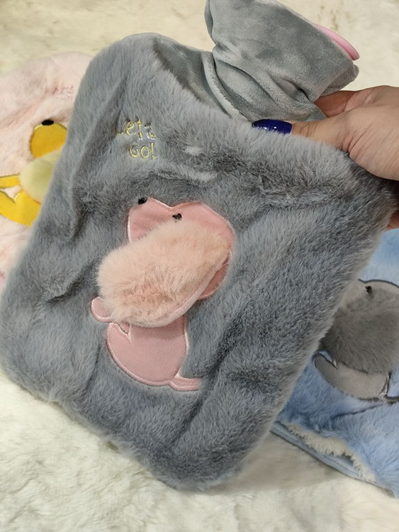 کیسه آب گرم وارداتی و اورجینال پولیشی و نرم مدل سگ با گوش برجسته