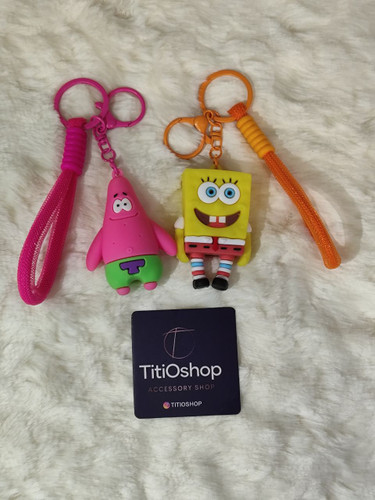 خرید آنلاین جاکلیدی و آویز سیلیکونی اورجینال مدل باب اسفنجی