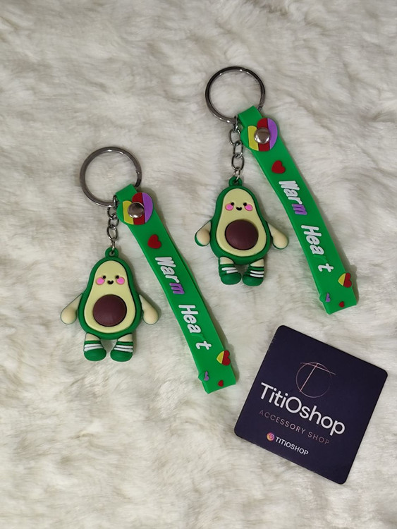 خرید جاکلیدی سیلیکونی طرح آواکادو (جاکلیدی بامزه برای کادو و هدیه)